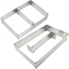Rant do tortu regulowany forma do ciasta separator kwadrat prostokąt wysokość 5 cm