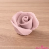 Kwiaty na tort róża cukrowa 1 sztuka kwiat pudrowy róż dekoracje urodzinowe wesele