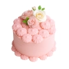 Posypka na tort bezy cukrowe różowe beziki ozdoby dekoracje urodzinowe 100g