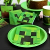Serwetki papierowe minecraft piksele gra dekoracje urodzinowe ozdoby na stół 20 sztuk