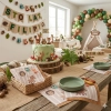 Serwetki papierowe 20 sztuk zwierzęta leśne urodziny na roczek baby shower ozdoby na stół