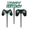 Topper na tort HAPPY BIRTHDAY game on ozdoby dekoracje urodzinowe