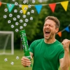 Tuba strzelająca konfetti kółka piłka nożna sport dekoracje urodzinowe ozdoby