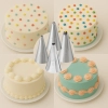 Tylki cukiernicze do kremu Wilton #3 #5 #16 #18 ozdoby na tort dekoracje urodzinowe 4 sztuki