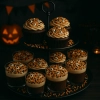 Posypka na tort oczy perełki mix dekoracje halloween na babeczki ozdoby na tort 50g