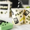 Talerzyki kubeczki dekoracje urodzinowe game over ozdoby na stół 12 sztuk