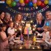Zimne ognie 10 sztuk sparkles kolorowe neonowe dekoracje urodzinowe sylwester party