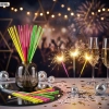 Zimne ognie 10sztuk sparkles kolorowe neonowe dekoracje urodzinowe sylwester party
