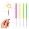 Zimne ognie 10sztuk sparkles kolorowe neonowe dekoracje urodzinowe sylwester party