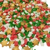 Posypka cukrowa na tort Boże Narodzenie choinka maczki gwiazdki dekoracja święta mix 1kg