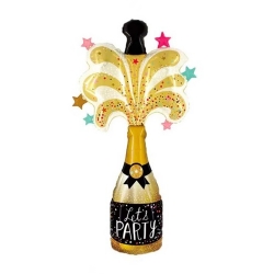Balon foliowy na urodziny butelka szampan