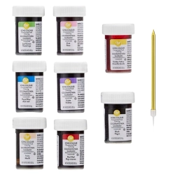 Zestaw barwników spożywczych w żelu 8x28,3g Wilton i świeczka