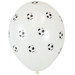 Balony lateksowe dekoracja urodziny piłka nożna 5szt