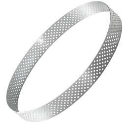 Foremka do tartaletek forma perforowana do pieczenia tarty ring rant średnica 24 cm wysokość 2 cm