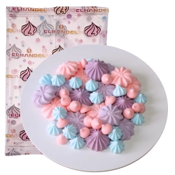 Posypka ozdoby na tort bezy dekoracje urodzinowe kolorowe beziki mix 50g
