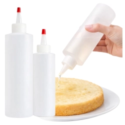 Butelka dekorator do tortu butelki do nasączania biszkoptu 60-120 ml zestaw 2 sztuk