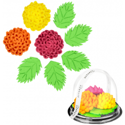 Kwiaty Na Tort Cukrowe Dekoracje Urodziny Jadalne Subtelna kwiatki 3D