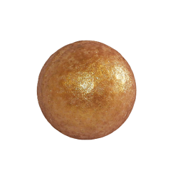 Dekoracja czekoladowa kula złota perłowa 1 szt