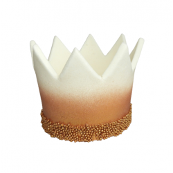 Figurka cukrowa tort korona księżniczka princess