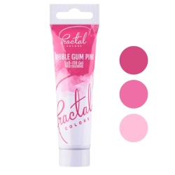 Barwnik spożywczy w żelu róż bubble do tortu fractal TUBKA 30g