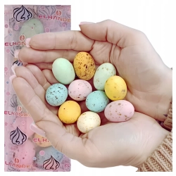 Jajka czekoladowe marmurek do dekoracji babeczki wielkanoc święta mix 10szt
