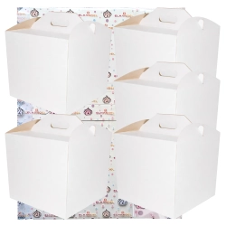 Pudełko na ciasto chrzest wesele karton na tort opakowanie 26x26x15cm 5 sztuk