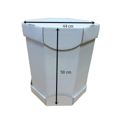 Pudełko na ciasto chrzest wesele komunia karton na tort opakowanie duży 50 cm