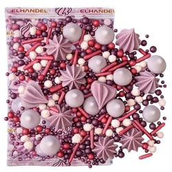 Posypka na tort 40g perełki beziki cukrowe bezy mix dekoracje urodzinowe