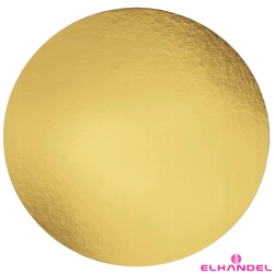 Podkład pod tort 32cm okrągły złoty podkładka pod tort ciasto deser 5 sztuk