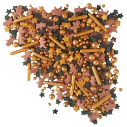 Posypka cukrowa na tort gwiazdki ciastek mix święta Boże Narodzenie 40g