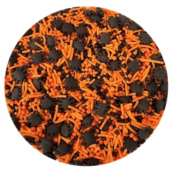 Posypka na tort pająki halloween dekoracje cukrowe na babeczki 500g