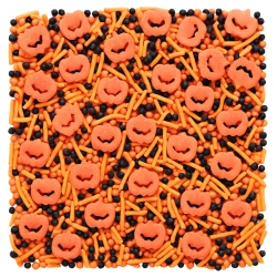 Posypka na tort dynia pałeczki maczek halloween dekoracje cukrowe na babeczki 50g
