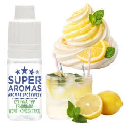 Aromat dodatek spożywczy 10ml tort krem deser napój do żelki cytryna lemoniada Aromat dodatek spożywczy 10ml tort krem deser napój do żelki cytryna lemoniada