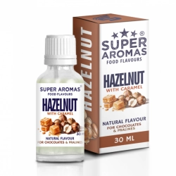 Aromat naturalny dodatek spożywczy do cukierków i kremów orzech laskowy z karmelem 30ml