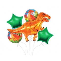 Balon foliowy dekoracja dinozaur dino urodziny 5x
