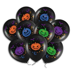 Balony na hel powietrze halloween dekoracje ozdoby halloween dynia nietoperz balon 9szt