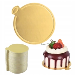 BANKIETÓWKA POD MONOPORCJE PODKŁAD TORT BABECZKI DEKORACJE 8cm 10szt