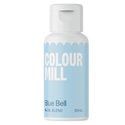 Barwnik olejowy do mas tłustych kremu czekolady błękitny blue bell colour mill 20ml