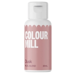 Barwnik olejowy do mas tłustych kremu czekolady pudrowy beżowy dusk colour mill 20ml