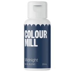 Barwnik olejowy do mas tłustych kremu czekolady granatowy midnight colour mill 20ml