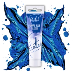 Barwnik spożywczy w żelu granatowy do tortu fractal royal blue tubka 30g