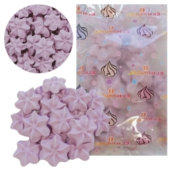 Posypka na tort bezy cukrowe beziki fioletowe ozdoby dekoracje urodzinowe 100g