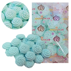 Posypka na tort bezy beziki niebieskie cukrowe ozdoby dekoracje urodzinowe 100g