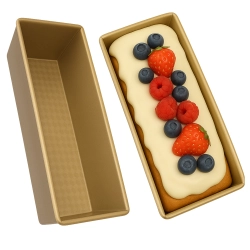 Blacha do pieczenia forma keksówka wąska długa do chleba ciasta 25x11 cm