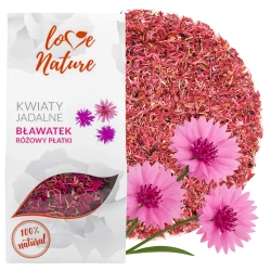 Kwiaty jadalne bławatek ozdoby na tort płatki bławatka suszone dekoracje urodzinowe 10g