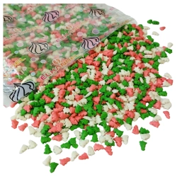 Posypka cukrowa na tort kolorowe choinki święta Boże Narodzenie 100g