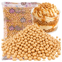 Posypka na tort lody 20g chrupki ryżowe w czekoladzie słony karmel kulki na babeczki