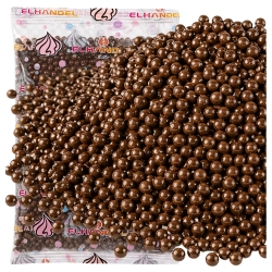 Posypka na tort lody 500g chrupki ryżowe w czekoladzie deserowej kulki na babeczki