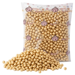 POSYPKA CUKROWA na tort PEREŁKI chrupki ryżowe DEKORACJE URODZINY złoty 20g