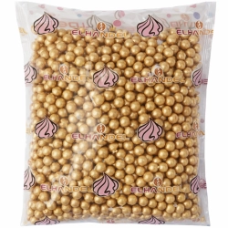 POSYPKA CUKROWA na tort PEREŁKI chrupki ryżowe DEKORACJE URODZINY złoty 20g